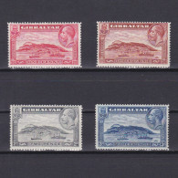 GIBRALTAR 1931, SG# 110-113, CV £25, Rock Of Gibraltar, KGV, MH - Gibraltar