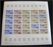 94098 Y&t PA Airmail 58 Avion Biplan Farman Goliath Mauritanie Essai Proof Non Dentelé Imperf Feuille Sheet ** MNH 1966 - Mauritanie (1960-...)