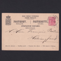FINLAND 1888, Mi #P23, Postcard To Helsinki - Lettres & Documents