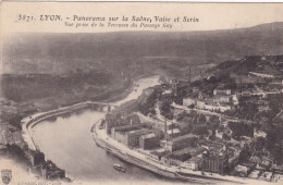 69. LYON . Panorama Sur La Saône Vaise Et Serin . Usines - Autres & Non Classés