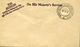 X6734 Norway, Cover  German Post Field Office, Oslo,  17.5.1952 Norsk Feltpostkontor Tyskland Oslo - Service