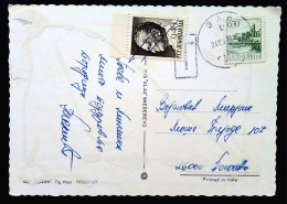SERBIA 1977, DUE "T" IN BOX, POSTCARD POZDRAV IZ BARA, VILLAGE VIEW, BARA POST CANCEL 2 DIFF STAMP. - Serbie