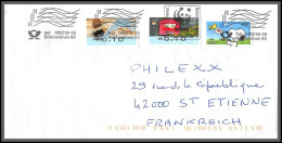 96003 Allemagne Germany Lettre Cover Bel Affranchissement Snoopy Peanuts 2019 Pour St Etienne Loire - Brieven En Documenten