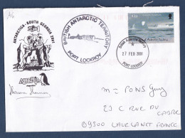 BAT - Lettre - Antarctica South Georgia - Asteria - Signé - Port Lockroy - 2001 - Lettres & Documents