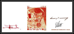 0688/ N°3461 Gustav Klimt Tableau (Painting) Gravure Proof France Signé (signed Autograph) 2002 - Moderne