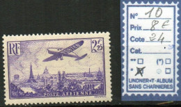 PA - CHARNIÈRE - N°10* - 1927-1959 Ungebraucht