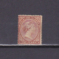 FALKLAND ISLANDS 1894, SG# 20, CV £50, 1p Orange Brown, Wmk Crown CA, QV, Used - Falkland