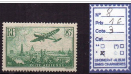 PA - CHARNIERE  N°8* - 1927-1959 Ungebraucht
