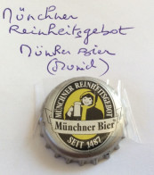 Capsule De Bière : MÜNCHNER Reinheitsgebot - München Bier - Munich - Allemagne - Birra