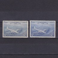CANADA 1946, SG# S16-S17, Special Delivery Stamps, Plane, MNH - Luftpost