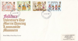 GREAT BRITAIN FDC 867-870 - 1981-1990 Decimal Issues