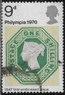 GB SG836 1970 Philympia 9d Good/fine Used [35/29540A/39] - Used Stamps