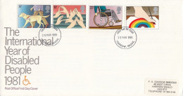GREAT BRITAIN FDC 871-874 - 1981-1990 Decimal Issues