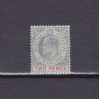 GIBRALTAR 1903, SG# 48, CV £32, 2p Green&rose, Wmk Crown CA, KEVII, MH - Gibraltar