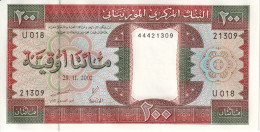 BILLETE DE MAURITANIA DE 200 OUGUIYA DEL AÑO 2002 SIN CIRCULAR (UNC) (BANKNOTE) - Mauritania
