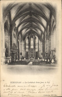 CPA Orgue Perpignan La Cathedrale Saint Jean La Nef - Churches & Cathedrals