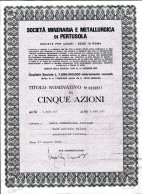 SOCIETÀ MINERARIA E METALLURGICA Di PERTISOLA - Mines