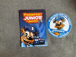 GENDARMERIE NATIONALE Passeport JUNIOR Du Genty AUTOCOLLANT Année 2008 - Auto