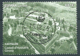 ESPAGNE SPANIEN SPAIN ESPAÑA 2024 CASTLE OF HOSTALRIC CASTELL GIRONA USED ED 5795 MI 5852 YT 5556 SG 5795 - Used Stamps