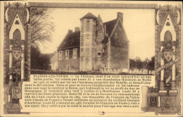 CPA Chateau Plessis Les Tours - Castles