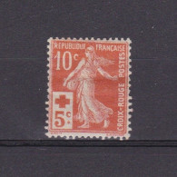FRANCE 1914, Sc #B2, CV $32, Red Cross Charity, MH - Ungebraucht