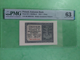 Banknotes Poland   Zloty  1941 PMG 63 P# 99 - Pologne