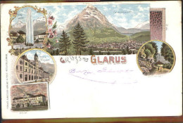 Glarus GL Berge Glarus Post Spital Hohlenstein X 1899 - Autres & Non Classés