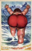 CPA Fantaisie Illustrateur A Moi Tout Le Bonheur ! Femme Forte - Humour