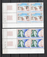 MALI  N° 347 + 348    BLOCS DE QUATRE TIMBRES  NEUFS SANS CHARNIERE  COTE 10.00€  RENE CAILLIE EXPLORATEUR - Mali (1959-...)