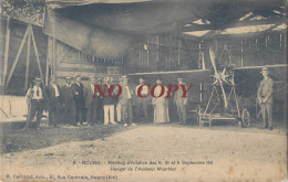 BOURG METTING D'AVIATION DES 9 10 ET 11 SEPTEMBRE 1911 HANGAR DE L'AVIATEUR MOUTHIER AVION - Sonstige & Ohne Zuordnung