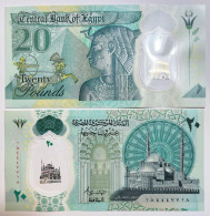 Egitto Egypt 20  Pounds Polimer Fds Unc LOTTO 4312 - Egitto
