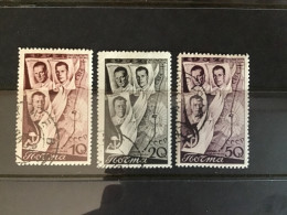 Russia/USSR 1938 Second Polar Flight Used SG 784-6 Mi 599-601 Yv 632-4 - Oblitérés
