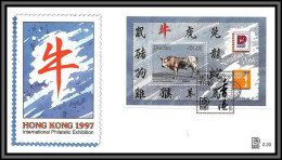11432 Hong Kong'97 Exhibition 1997 Sanga FDC Lettre Cover Namibia Namibie - Namibie (1990- ...)