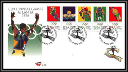 11426 Atlanta 1996 Jeux Olympiques (olympic Games) Boxe Cycling FDC Lettre Cover Rsa South Africa - FDC