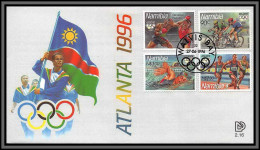 11421 Atlanta 1996 Jeux Olympiques (olympic Games) Boxe Cycling FDC Lettre Cover Namibia Namibie - Namibie (1990- ...)