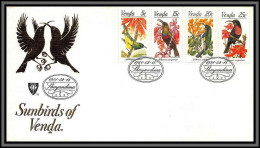 11409 Sunbirds Of Vanda 16/2/1982 Oiseaux (birds) FDC Lettre Cover Venda - Venda