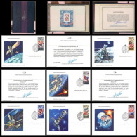 10899 20ème Anniversaire De L'ère Spaciale 1978 Leonov Espace (space) 6 Signed Covers Sputnik Book Russie Russia Ussr - Russie & URSS