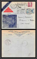10150 Air Bleu Aero Club Du Touquet 1er Service Postal Aerien 4/6/1936 St Germain Les Belles Haute Savoie Lettre France - 1927-1959 Brieven & Documenten