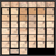 11617 Lot De 45 Entiers Stationery Carte Postcards Enveloppes Inde India - Cartes Postales