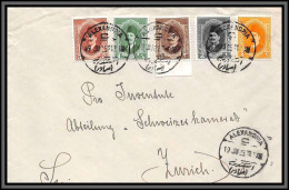 11956 N°82/86 Fouad 1er Alexandria Zurich Suisse 1923 Lettre Cover Egypte Egypt - Lettres & Documents