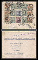 11917 Par Avion Imperial Airmail Service Singapore London Ss Corfu Shanghai 2/9/1934 Lettre Cover Chine China Aviation - 1912-1949 République