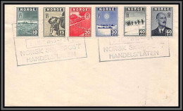 11881 MI N°278-283 21/3/1943 NORSK SKIPSPOST MARINEN Fdc Lettre Cover Norge Norvère - Lettres & Documents