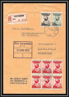 11698 Pro Juventute Amsterdam 1935 Pour Zurich Suisse Lettre Cover Pays Bas Nederland - Lettres & Documents
