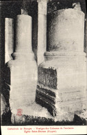 CPA Cathedrale De Bourges Vestiges De Colonne Des L'ancienne Eglise Saint Etiene Crypte - Bourges