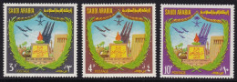 1974 ARABIA SAUDITA, SG 1087/1089 Serie Di 3 MNH/** - Arabie Saoudite