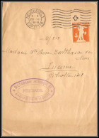 73849 Entete Disctionnaire Historique Neuchatel Pour Luzern 26/7/1918 3c Jaune Bande Journal Wrapper Suisse (Swiss) Enti - Ganzsachen