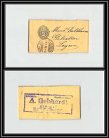 73819 Entete Librairie Gebhardt Luzern 3/1/1895 2c Noir Bande Journal Wrapper Suisse (Swiss) Entier Stationery - Ganzsachen
