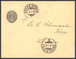 73807 Chêne-Bourg Pour Luzern 8/1/1906 2c Noir Bande Journal Wrapper Suisse (Swiss) Entier Stationery - Ganzsachen