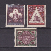 SAN MARINO 1894, Sc# 29-31, CV $87, Full Set, MH - Neufs