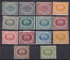 SAN MARINO 1877, Sc# 1-19, CV $515, MH/No Gum - Neufs